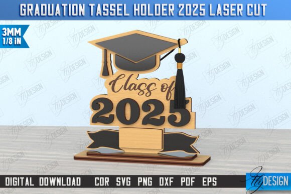 Celebrate the Class of 2025 with a Custom CNC Tassel Holder