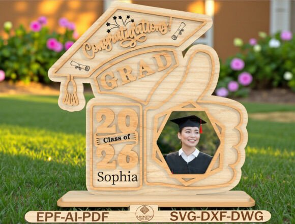 Celebrate with a Personalized Graduation Photo Sign SVG
