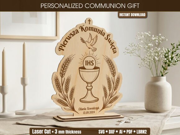 Create a Polish First Communion Keepsake with This SVG
