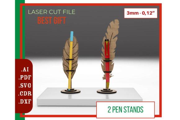 Pencil Stands & Brush Holder SVG: Your Creative Desk Organizer